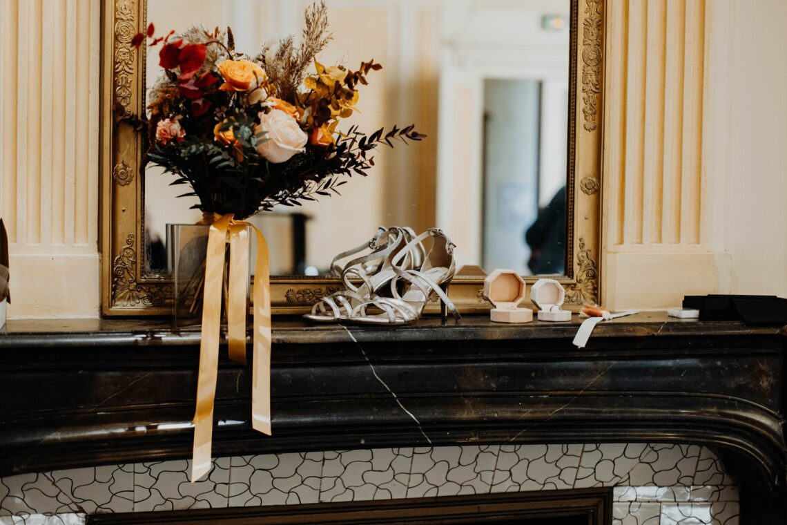 Bouquet de mariée automnal réalisé par Anne buisson designer floral Art Déco Réceptions